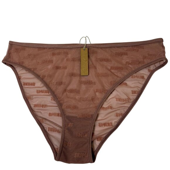 SKIMS After Hours Cheeky Brief Rose Clay XL - Picture 9 of 9